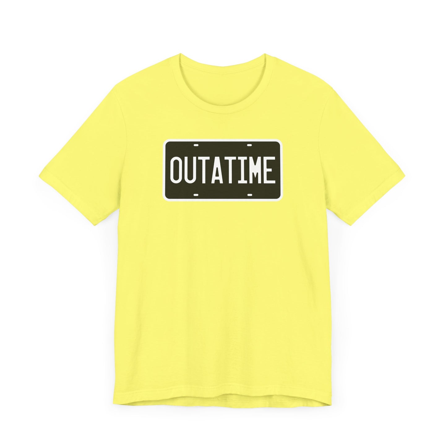 Out of time license plate T-shirt