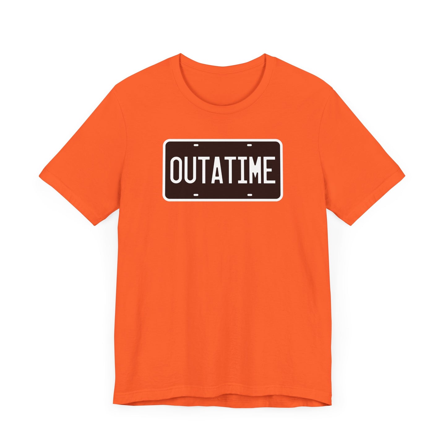 Out of time license plate T-shirt