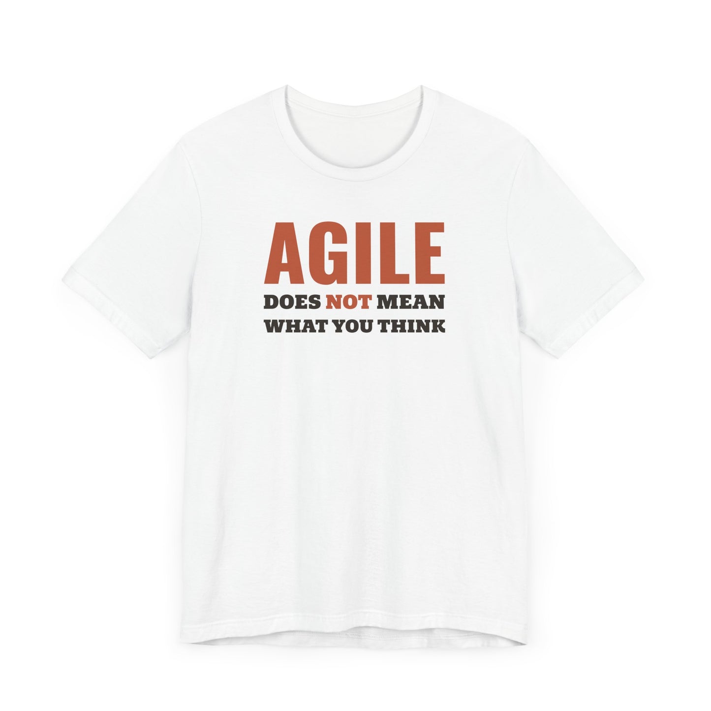 Agile does not mean what you think.