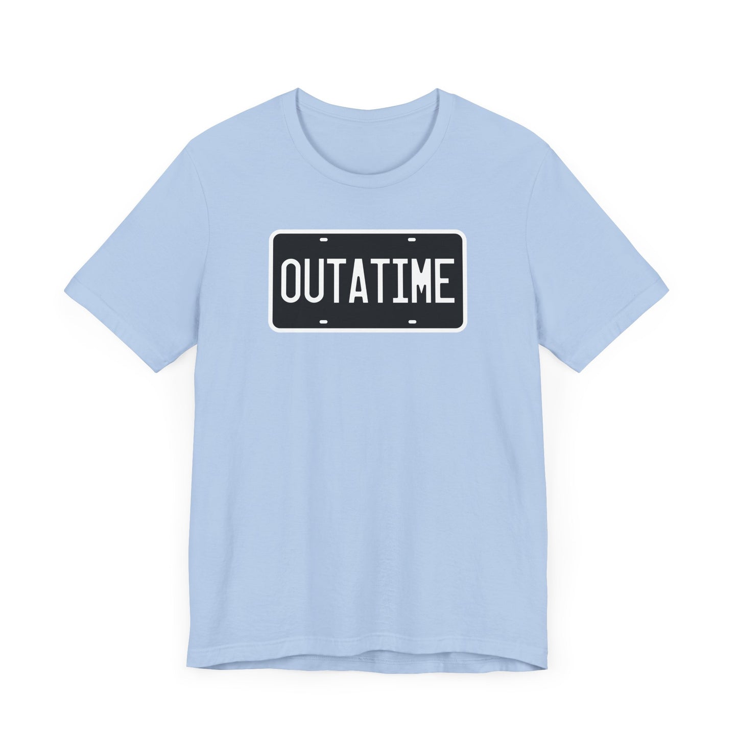 Out of time license plate T-shirt