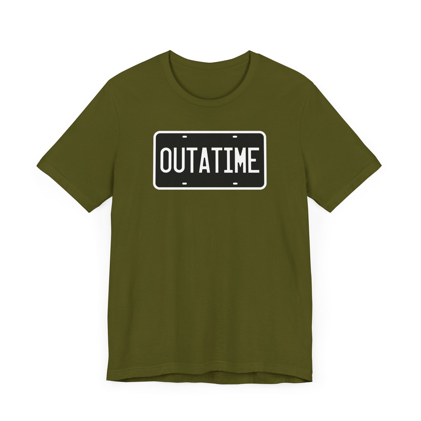 Out of time license plate T-shirt