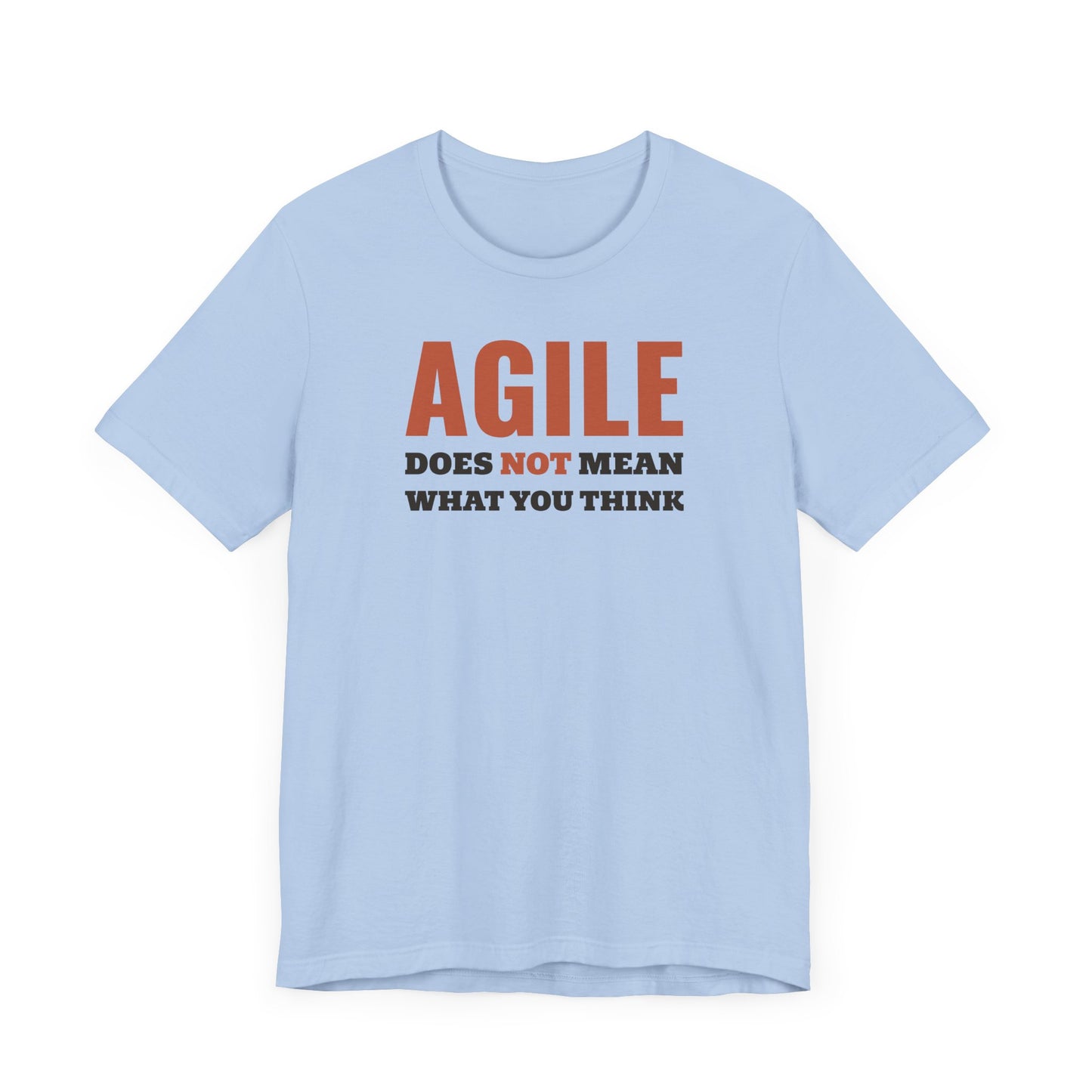 Agile does not mean what you think.