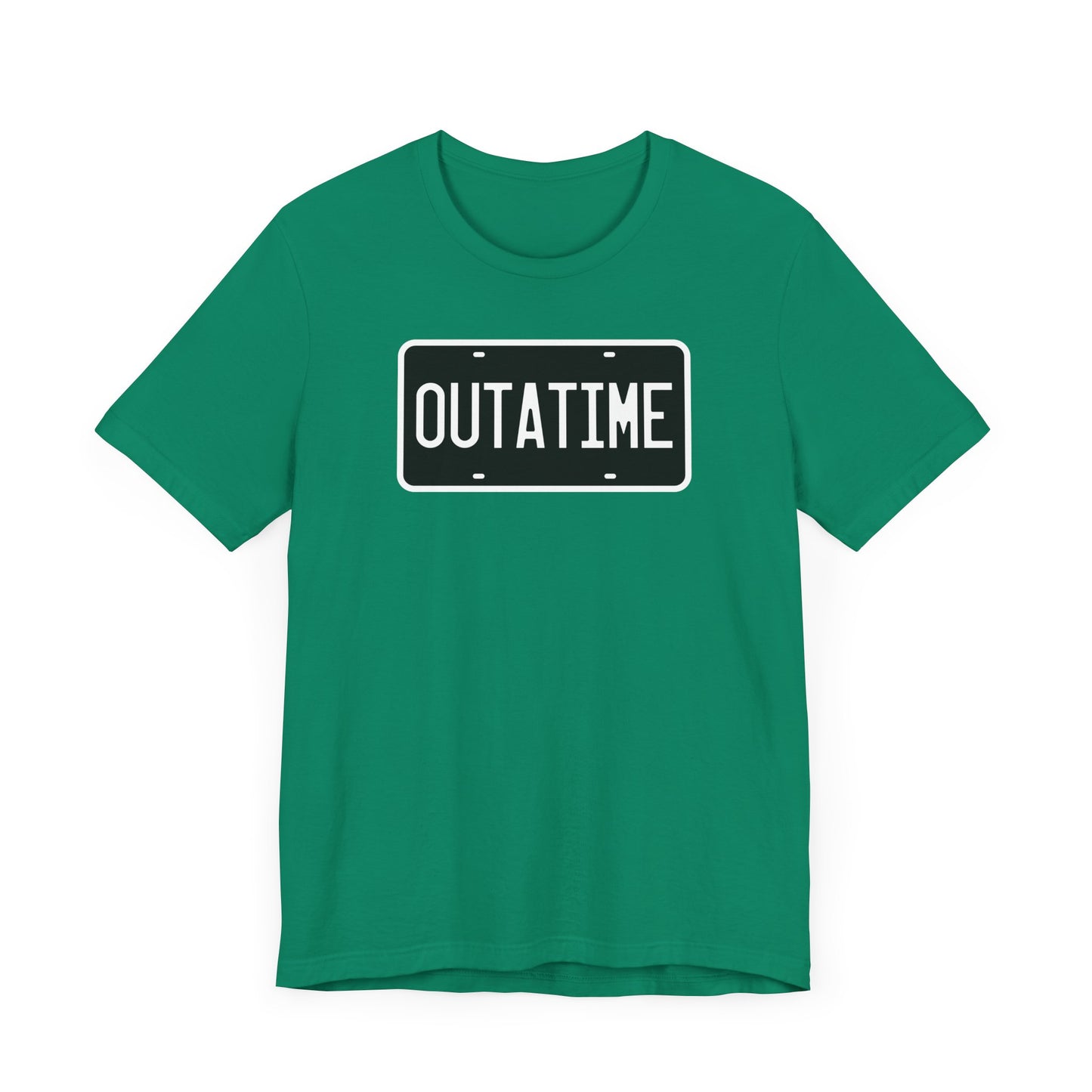 Out of time license plate T-shirt