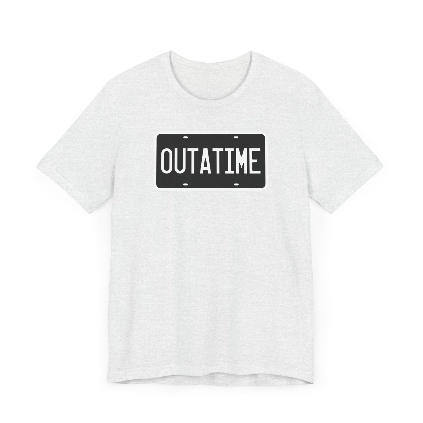 Out of time license plate T-shirt