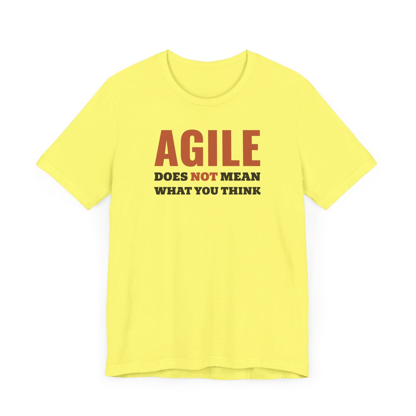 Agile does not mean what you think.